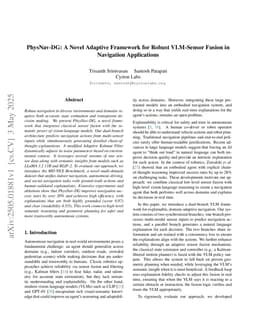 PhysNav-DG: A Novel Adaptive Framework for Robust VLM-Sensor Fusion in Navigation Applications