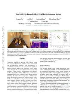 GauS-SLAM: Dense RGB-D SLAM with Gaussian Surfels