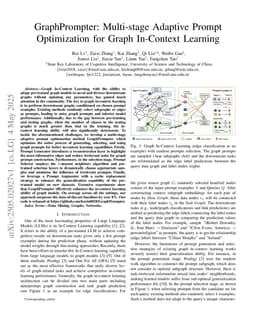 GraphPrompter: Multi-stage Adaptive Prompt Optimization for Graph In-Context Learning