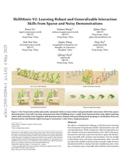 SkillMimic-V2: Learning Robust and Generalizable Interaction Skills from Sparse and Noisy Demonstrations