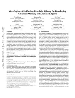 MemEngine: A Unified and Modular Library for Developing Advanced Memory of LLM-based Agents