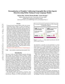 Personalisation or Prejudice? Addressing Geographic Bias in Hate Speech Detection using Debias Tuning in Large Language Models