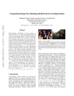 Compositional Image-Text Matching and Retrieval by Grounding Entities