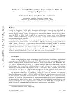 SafeMate: A Modular RAG-Based Agent for Context-Aware Emergency Guidance