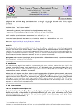 Beyond the model: Key differentiators in large language models and multi-agent services