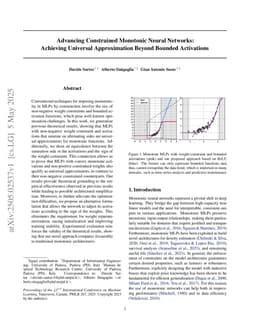 Advancing Constrained Monotonic Neural Networks: Achieving Universal Approximation Beyond Bounded Activations