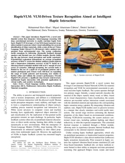 HapticVLM: VLM-Driven Texture Recognition Aimed at Intelligent Haptic Interaction