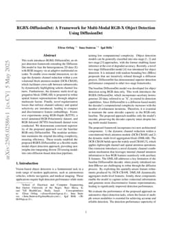 RGBX-DiffusionDet: A Framework for Multi-Modal RGB-X Object Detection Using DiffusionDet