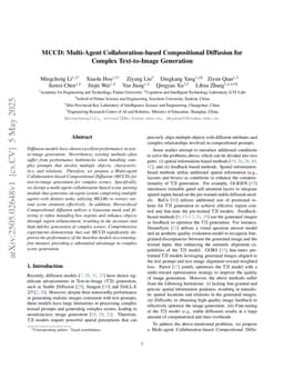 MCCD: Multi-Agent Collaboration-based Compositional Diffusion for Complex Text-to-Image Generation