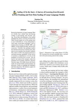 Sailing AI by the Stars: A Survey of Learning from Rewards in Post-Training and Test-Time Scaling of Large Language Models