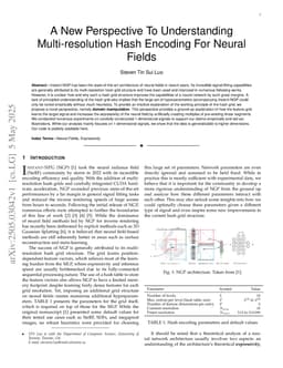 A New Perspective To Understanding Multi-resolution Hash Encoding For Neural Fields