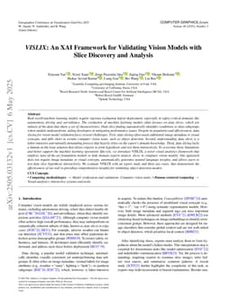 VISLIX: An XAI Framework for Validating Vision Models with Slice Discovery and Analysis