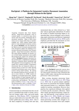 DocSpiral: A Platform for Integrated Assistive Document Annotation through Human-in-the-Spiral