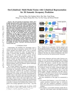 OccCylindrical: Multi-Modal Fusion with Cylindrical Representation for 3D Semantic Occupancy Prediction