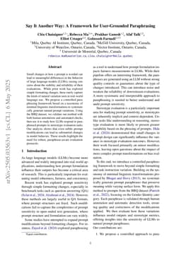 Say It Another Way: A Framework for User-Grounded Paraphrasing