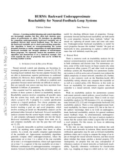 BURNS: Backward Underapproximate Reachability for Neural-Feedback-Loop Systems