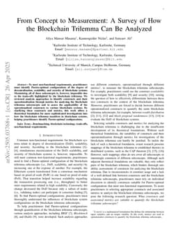 From Concept to Measurement: A Survey of How the Blockchain Trilemma Can Be Analyzed
