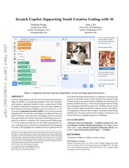 Scratch Copilot: Supporting Youth Creative Coding with AI