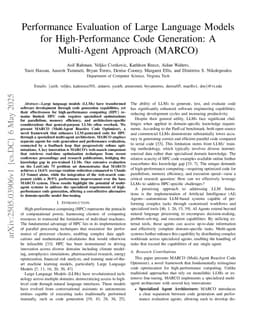 MARCO: A Multi-Agent System for Optimizing HPC Code Generation Using Large Language Models