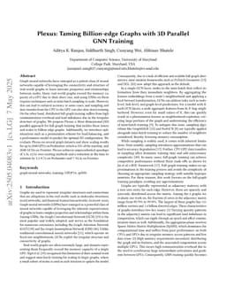 Plexus: Taming Billion-edge Graphs with 3D Parallel GNN Training