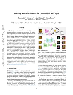 One2Any: One-Reference 6D Pose Estimation for Any Object