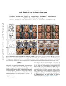S3D: Sketch-Driven 3D Model Generation