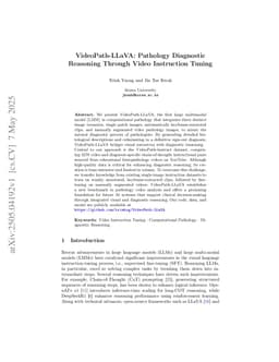 VideoPath-LLaVA: Pathology Diagnostic Reasoning Through Video Instruction Tuning