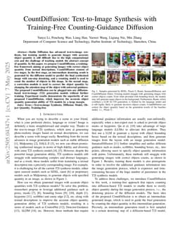 CountDiffusion: Text-to-Image Synthesis with Training-Free Counting-Guidance Diffusion