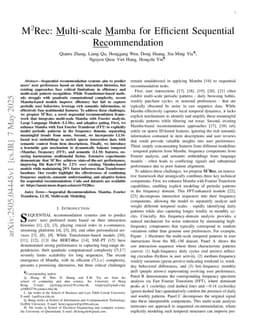 M2Rec: Multi-scale Mamba for Efficient Sequential Recommendation