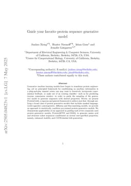 Guide your favorite protein sequence generative model