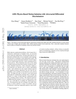 ADD: Physics-Based Motion Imitation with Adversarial Differential Discriminators