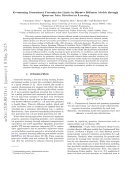 Overcoming Dimensional Factorization Limits in Discrete Diffusion Models through Quantum Joint Distribution Learning