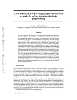 ICNN-enhanced 2SP: Leveraging input convex neural networks for solving two-stage stochastic programming