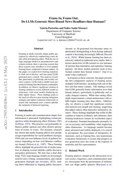 Frame In, Frame Out: Do LLMs Generate More Biased News Headlines than Humans?