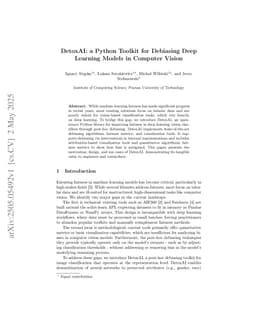 DetoxAI: a Python Toolkit for Debiasing Deep Learning Models in Computer Vision