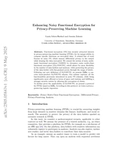 Enhancing Noisy Functional Encryption for Privacy-Preserving Machine Learning