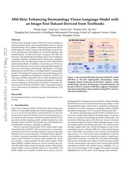 MM-Skin: Enhancing Dermatology Vision-Language Model with an Image-Text Dataset Derived from Textbooks