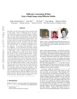 DiffLocks: Generating 3D Hair from a Single Image using Diffusion Models