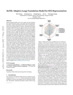 ALFEE: Adaptive Large Foundation Model for EEG Representation