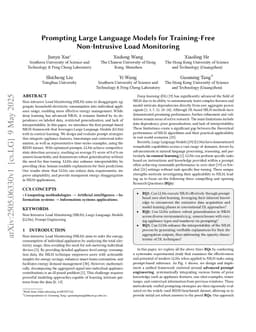 Prompting Large Language Models for Training-Free Non-Intrusive Load Monitoring