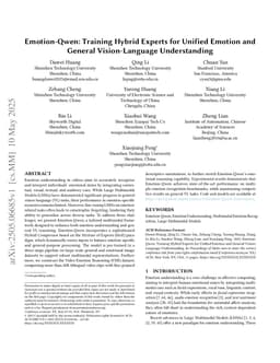 Emotion-Qwen: Training Hybrid Experts for Unified Emotion and General Vision-Language Understanding