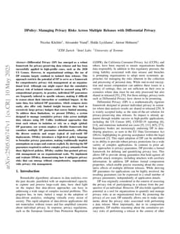 DPolicy: Managing Privacy Risks Across Multiple Releases with Differential Privacy