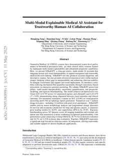 Multi-Modal Explainable Medical AI Assistant for Trustworthy Human-AI Collaboration