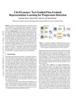 CheXLearner: Text-Guided Fine-Grained Representation Learning for Progression Detection