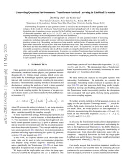 Unraveling Quantum Environments: Transformer-Assisted Learning in Lindblad Dynamics
