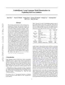 GuidedQuant: Large Language Model Quantization via Exploiting End Loss Guidance