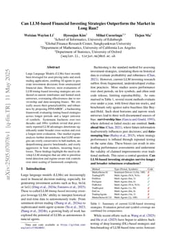 Can LLM-based Financial Investing Strategies Outperform the Market in Long Run?