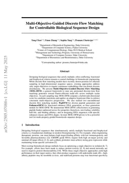 Multi-Objective-Guided Discrete Flow Matching for Controllable Biological Sequence Design