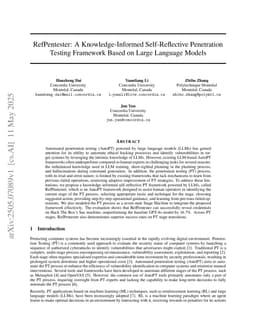 RefPentester: A Knowledge-Informed Self-Reflective Penetration Testing Framework Based on Large Language Models
