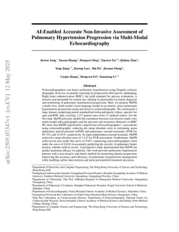 AI-Enabled Accurate Non-Invasive Assessment of Pulmonary Hypertension Progression via Multi-Modal Echocardiography